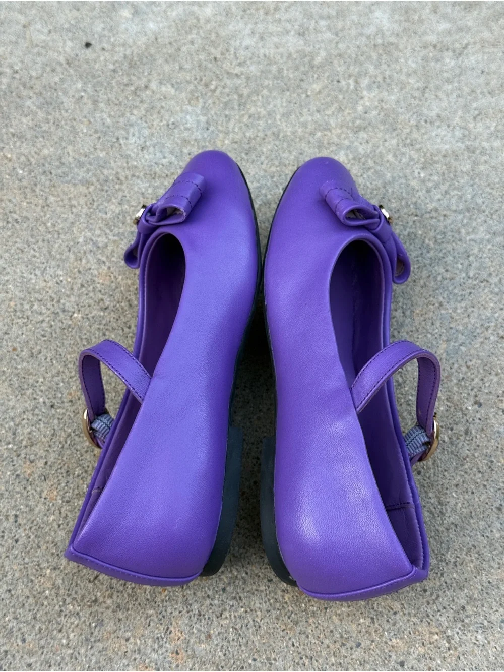 Luxelim Isla Purple Leather Mary Janes EU 29 / US 11.5–12 Girls Dress Shoes